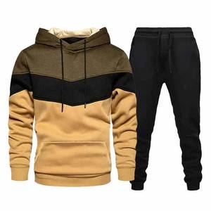 Conjuntos de chándal de 2 piezas de alta calidad para hombre, chándal de invierno con estampado de logotipo personalizado con chándal de última moda, 100% algodón - Product Image 6