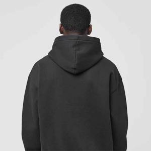 Custom Made Puff Logo Oversized Men Hoodies Heavyweight Fleece Cotton Pullover Sudadera Ropa deportiva de alta calidad - Product Image 3