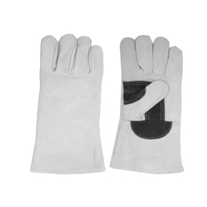 2025 Guantes de soldadura de cuero de seguridad de alta protección Premium baratos de fábrica Guantes de cuero de vaca Guantes de cuero de seguridad - Product Image 5