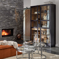 Meuble en bois de manguier moderne multifonctionnel résistant à l'eau, design en bois massif, tailles personnalisées, usine OEM/ODM, respectueux de l'environnement