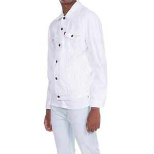 Vente en gros Vestes en jean pour homme Nouveau style confortable ajusté personnalisé à quatre poches Vestes pour homme à la mode OEM - Product Image 2