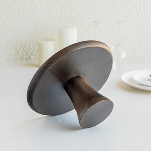 Plateau à gâteau rond en bois fait à la main, non toxique, écologique, durable, réglable, léger, peint à la main, 10 pouces x 10 pouces x 5 pouces (LxLxH) - Product Image 5