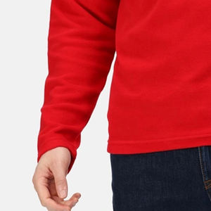 Sweat-shirt à col montant zippé de haute qualité, poids lourd, quart de zip, coupe classique pour homme / Prix de gros avec conception de logo personnalisé - Product Image 3