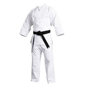 Uniforme de Taekwondo de algodón y poliéster para niños y adultos, traje de karate de entrenamiento de artes marciales - Product Image 1