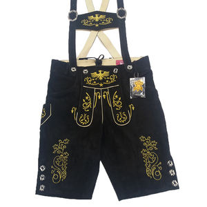 Oktoberfest กางเกงขาสั้นหนังสไตล์สตรีทผู้ชายสไตล์เยอรมันบาวาเรียดั้งเดิมลายสีทึบเป็นมิตรต่อสิ่งแวดล้อม - Product Image 2