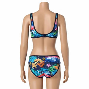 Vêtements de plage en spandex et nylon avec impression par transfert thermique, maillots de bain extensibles à séchage rapide pour adultes, vêtements de plage d'été, vente en gros OEM - Product Image 1