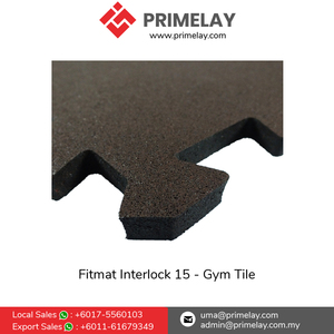 Premium Quality Durable <b>Anti</b> <b>Static</b> Easy Interlocking Pattern Fitmat Interlock 15 Gym Tile for Commercial Gym <b>Flooring</b> - Product Image 4