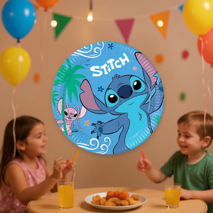 Platos Desechables Stitch de 23 cm, 8 Piezas, Vajilla para Fiestas, Artículos para Fiestas de Cumpleaños Infantiles - Product Image 3