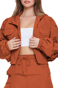 Veste coupe-vent à manches raglan pour femme, style décontracté, été, directement de l'usine - Product Image 4