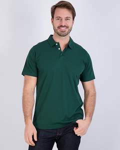 Camiseta Polo de Manga Corta para Hombre, Algodón Jersey de Alta Calidad, Transpirable, con Patrón Sólido, Tallas Grandes, Venta al Por Mayor - Product Image 4
