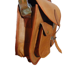 Sac de selle en cuir véritable pour femmes et filles Style indien 12 \ "Sac à main - Product Image 6