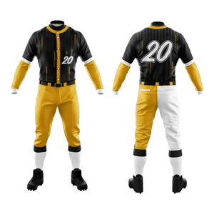 Camisetas de béisbol con estampado de primera calidad, uniforme de béisbol, estampado por sublimación, uniforme de béisbol, equipo, venta al por mayor, ropa deportiva Bsci - Product Image 5
