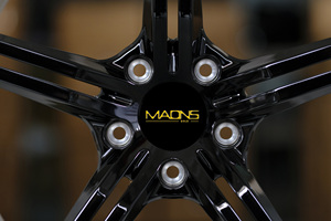 Ruota auto forgiata 5710F 19/20/21 pollici 5x130 nero + bianco cina ruota in lega di alluminio per <span class=keywords><strong>Porsche</strong></span> - Product Image 3