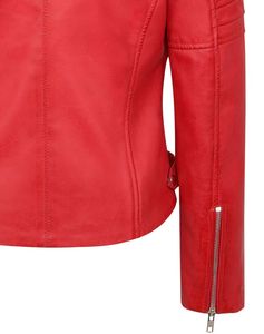 Blouson Moto Homme en Cuir PU Écologique Respirant Coupe-Vent Style Urbain Couleur Unie Fermeture Éclair Coupe Ajustée Col Montant Hiver - Product Image 5