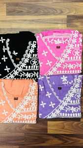 Ensemble Kurti brodé Chikankari pour femmes le plus récent à la mode traditionnelle pour les collections de vêtements de fête disponibles en gros - Product Image 5