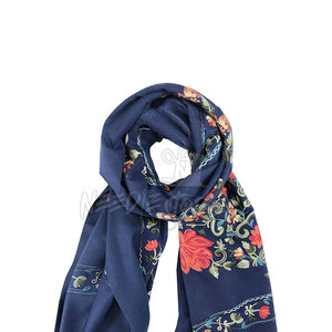 2025 Top Sale Hand Embroidery Silk Scarf Fashion Wear Casual Use Hand Embroidery Silk Scarf - Product Image 5