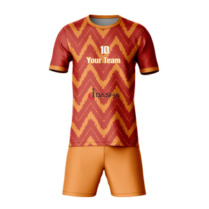 Customized Personalized Football Training Jersey <b>Short</b> Sleeve and <b>Shorts</b> Uniform <b>Polyester</b> Fabric Soccer Uniforms for Adults - Product Image 1