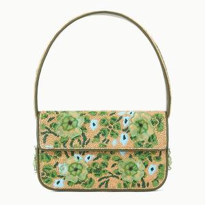 Wholesale Luxury Handmade Beaded Shoulder <b>Bag</b> Abstract <b>Patchwork</b> Floral Design Seed Bead Handbag Premium Women Evening Flap - Product Image 2