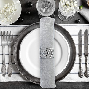 High Quality Hammered Designer Brass Rose Gold Plated Modern Luxury Wedding <b>Napkin</b> Ring Dinner <b>Parties</b> Tabletop Decor Handmade - Product Image 3