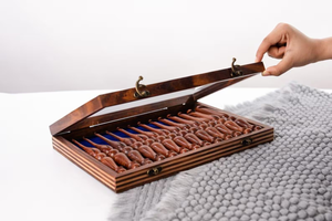 Juego de ganchos de ganchillo de palisandro hechos a mano con organizador, diseño ergonómico para tejer - Product Image 4