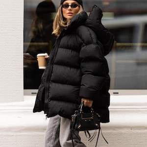 Veste matelassée respirante pour femme en saison froide, avec doublure en laine, design matelassé isolé - Product Image 2