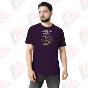 T-shirt confortable Ultra doux essentiel pour femmes été écologique Appliques patchs perles Denim batik velours côtelé tissu - Product Image 5