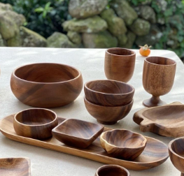 High Quality Wooden <b>Bowl</b> & Cup for <b>Party</b> Serving Sustainable Living & Elegant Presentation - Product Image 2