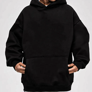 Sudadera con capucha holgada de gran tamaño de algodón 100% de alta calidad con logotipo personalizado para la temporada de invierno - Product Image 4