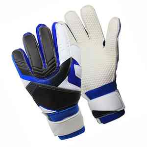 Gants de gardien de but en cuir personnalisés de qualité supérieure fabriqués directement en usine pour les matchs de football forte adhérence de la paume disponible en gros en vrac - Product Image 3