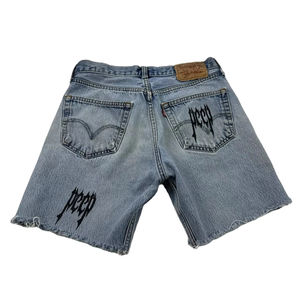 Pantalones cortos vaqueros de cintura media vintage OEM para hombre, ropa de calle de verano, moda informal diaria cómoda, diseñados por el fabricante de Pakistán - Product Image 6