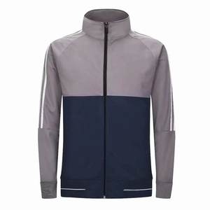 เสื้อแจ็กเก็ตฟุตบอลสำหรับผู้ชายชุดวอร์มพิมพ์ลายว่างเปล่าออกแบบได้ตามต้องการ - Product Image 5