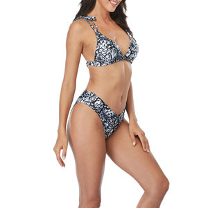 Bikini de Marca Privada Personalizado, Traje de Baño Sexy de Alta Calidad para Mujer, Conjunto de Dos Piezas sin Estampado - Product Image 3