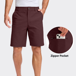 Short de golf respirant séchage rapide classique été quotidien décontracté mode couleur unie short haute performance pour hommes - Product Image 4