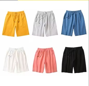 Vente chaude hommes français éponge coton en gros mode Streetwear été personnalisé Shorts 100% coton français éponge Shorts hommes - Product Image 3