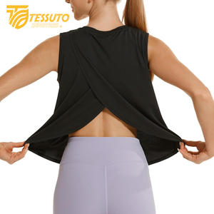 Femme Workout Wear Sport Yoga Tank Top pour Gym Débardeurs imprimés personnalisés de haute qualité pour les femmes Thick Strap Gym Débardeurs pour femmes - Product Image 5