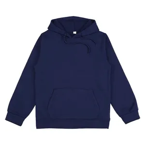Sweat à capuche unisexe surdimensionné imperméable en molleton 100 % coton avec logo personnalisé pour homme, broderie 3D, imprimé Fashionpuff, teint uni - Product Image 3
