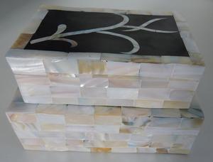 Luxury Hot Selling Mother & Pearls Over Wood Box Manufacturers Indian Handmade Trendy Chocolate Box Customized <b>Jewellery</b> Box - Product Image 3