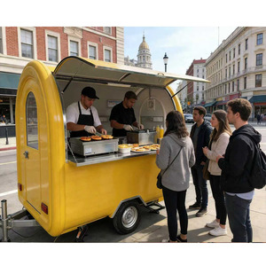 Petite remorque alimentaire mobile avec friteuse à gaz, grill et réfrigérateur pour la vente <span class=keywords><strong>de</strong></span> nourriture <span class=keywords><strong>de</strong></span> rue - Product Image 6