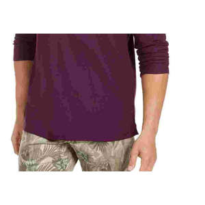 Polo a maniche lunghe da uomo Tommy Bahama in tessuto a maglia traspirante viola con motivo compresso e stampato, taglie dalla XL alla Small - Product Image 3