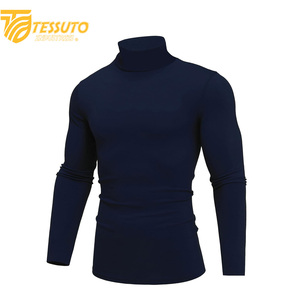 Người đàn ông của ODM thêu dệt kim áo len 100% cotton rắn màu sắc mô hình hoàn toàn thoáng khí Windproof nhanh chóng khô mùa đông hàng đầu thoải mái - Product Image 3