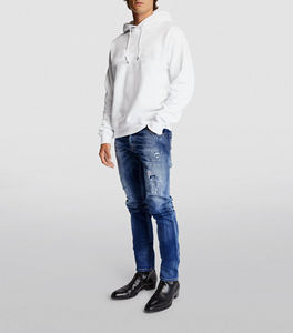Jeans pour hommes de haute qualité, pantalon en denim de coton surdimensionné, vêtements de bureau, vêtements de sport, streetwear, lavage léger, décontracté, fabriqué au Pakistan, vente en gros - Product Image 2