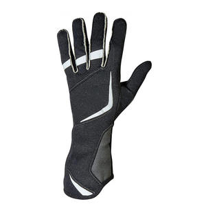 Guantes de carreras de dedo completo con logotipo personalizado para adultos jóvenes, piel de cabra transpirable, piel de ante, tela resistente al corte de fuego para deportes - Product Image 4