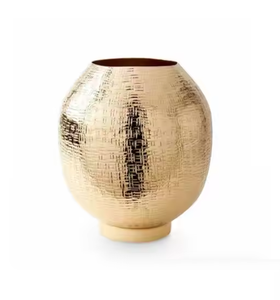 Jardinière en métal décorative antique Pot de fleur énorme portable pour la maison Patio jardin pépinière intérieur extérieur espaces décoration - Product Image 3