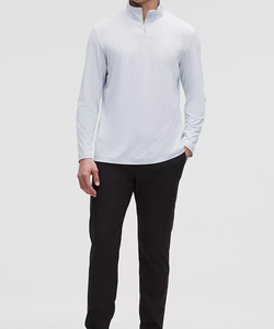 Wholesale Custom Logo Quarter Zip Sweatshirts Heavyweight Cropped Sweatshirt Digital Printing & Embroidery Cotton Blend Fabric - Product Image 3