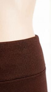 <b>Women</b> Chocolate <b>Brown</b> High Waist Gym <b>Leggings</b> OEM Custom Yoga Fitness Pants - Product Image 6