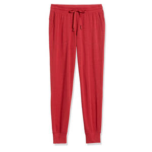 Pantalon de survêtement en polaire à double taille pour femmes nouveau Design surdimensionné 100% coton pantalon de survêtement respirant Baggy Plaid pantalon plat - Product Image 4