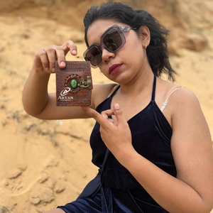 Nuevos diarios de bloqueo de cierre de cuero tallados a mano con piedra semipreciosa Boho tradicional Vintage diario de viaje con bloqueo de cuero - Product Image 1