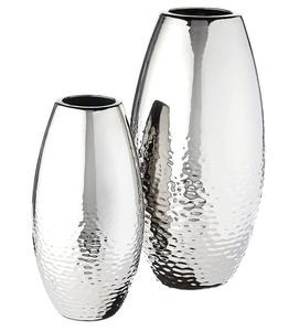 Vase à fleurs en nickel martelé, design luxueux, décoration intérieure dorée pour la maison, le bureau et l'hôtel - Product Image 4