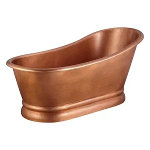 Bañera Ovalada Clásica de Aluminio Hecha a Mano con Diseño Ecológico para Baños Elegantes - Product Image 1