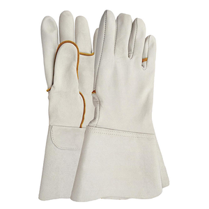 Gants de soudage en cuir de vachette anti-brûlure anti-coupure anti-feu personnalisés Protection de la sécurité industrielle Caractéristiques antidérapantes Gants de sécurité - Product Image 2